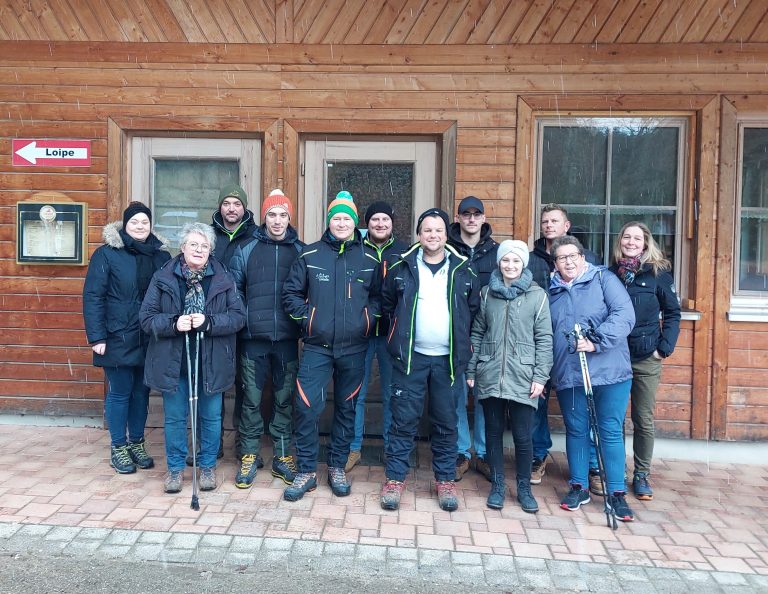 Erste Winterwanderung für zwölf Wanderfreunde beim SAV Neuhausen
